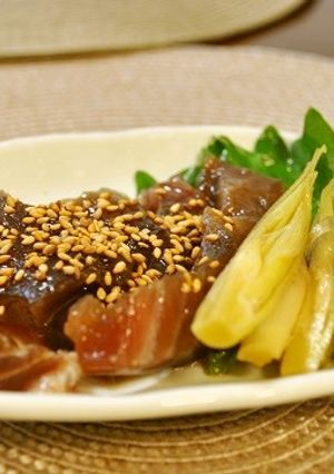 鰹の生姜醤油漬け-レシピのメイン写真