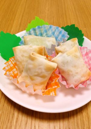 餃子の皮で枝豆とコーンのカリカリ巻き-レシピのメイン写真