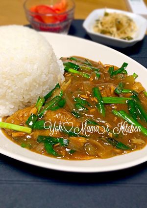 スピード!ニラの和風カレー-レシピのメイン写真