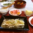 白身魚の葱蒸し焼きの献立