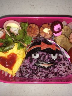 妖怪ウォッチ ドンヨリーヌ 簡単キャラ弁-レシピのメイン写真