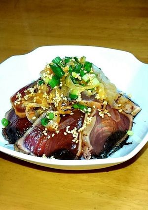 カツオのたたき丼☆ピリ辛コチュジャン味-レシピのメイン写真