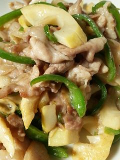破竹と豚肉の味噌炒め♪-レシピのメイン写真