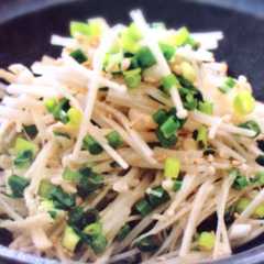 รูปของ えのきのシャキシャキナムル！お弁当にも♫