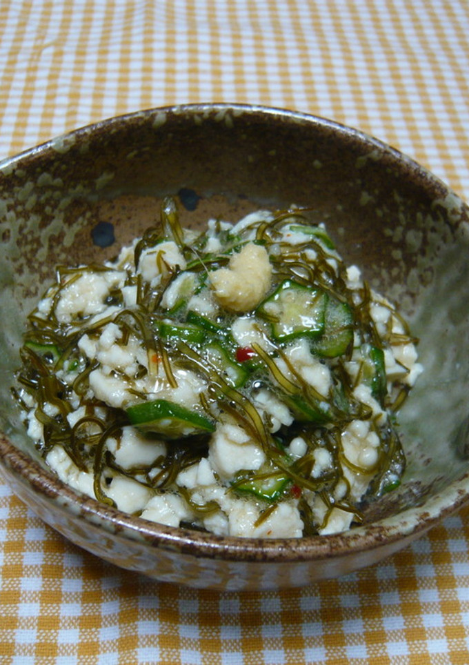 がごめ昆布と豆腐の和え物-レシピのメイン写真