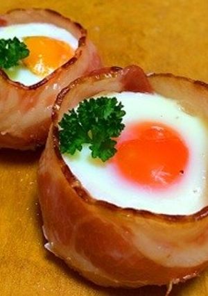 お弁当に！※ベーコンカップエッグ※-レシピのメイン写真