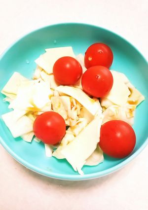トマトキャベツチーズポン酢サラダ-レシピのメイン写真