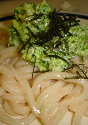 簡単!たらこうどん -レシピのメイン写真