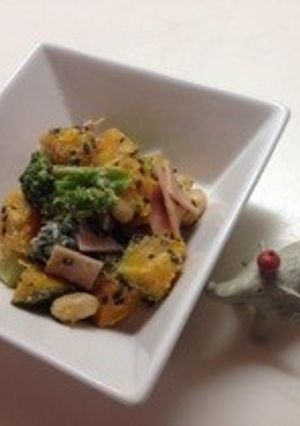 カボチャとブロッコリーのサラダ^_^-レシピのメイン写真