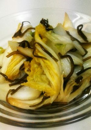 100均の塩昆布で簡単白菜の漬物-レシピのメイン写真