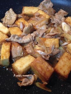 こってり、厚揚げと豚肉の味噌炒め-レシピのメイン写真
