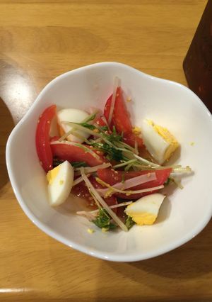 トマトと水菜の中華サラダ-レシピのメイン写真