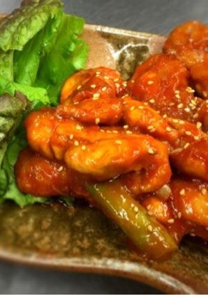 揚げない簡単ヤンニョムチキン-レシピのメイン写真