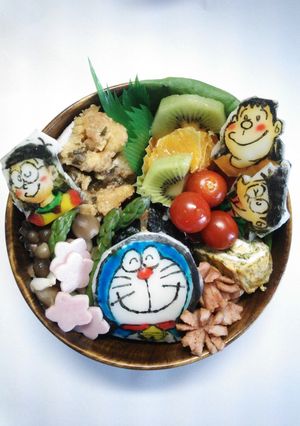 キャラ弁当ドラえもん-レシピのメイン写真