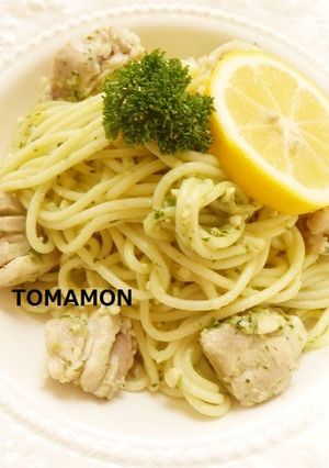 簡単✿ジェノベーゼレモンチキンスパゲティ-レシピのメイン写真
