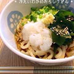 รูปของ * 冷たいわかめおろしうどん *