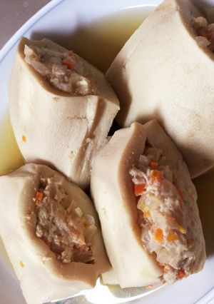 美味!簡単!高野豆腐の鶏挽肉はさみ煮-レシピのメイン写真