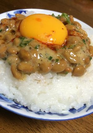 女子必見♪簡単！健康ラー油納豆ごはん♡-レシピのメイン写真