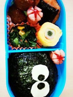 まっくろくろすけ弁当♪-レシピのメイン写真