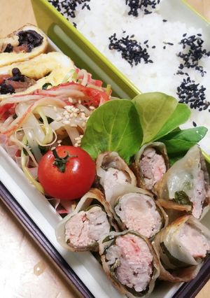 ☆なんちゃって大葉餃子☆お弁当0526-レシピのメイン写真