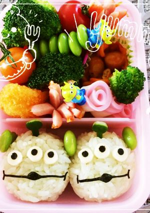 キャラ弁☆リトルグリーンメン-レシピのメイン写真