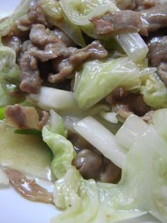 白菜と豚肉の中華炒め-レシピのメイン写真
