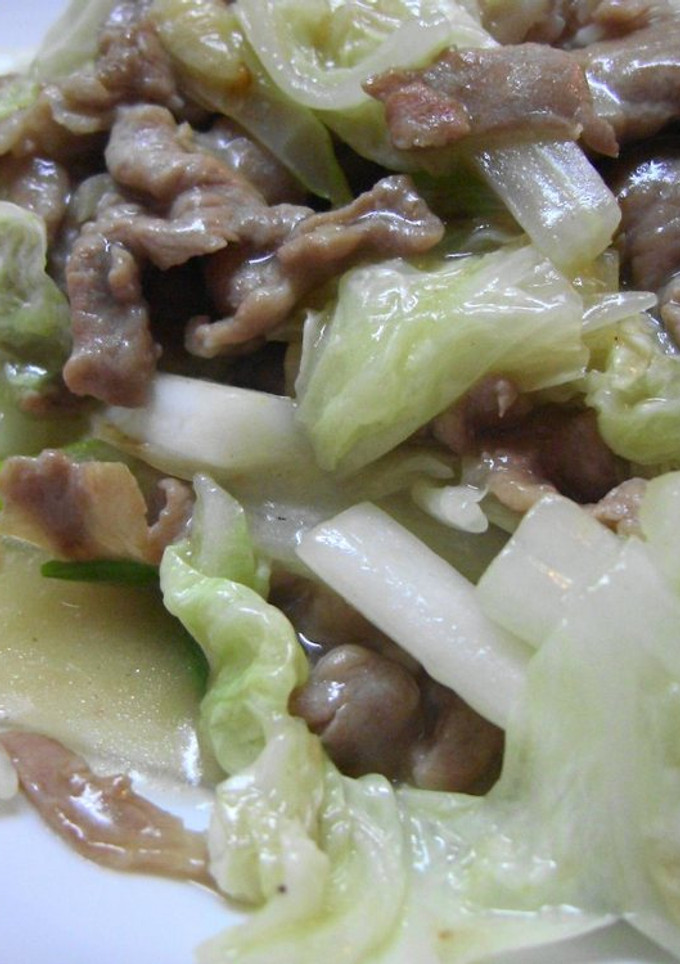白菜と豚肉の中華炒め-レシピのメイン写真
