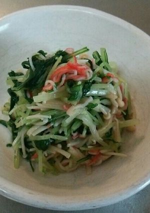 お弁当に♪あと一品、という時の水菜チン☆-レシピのメイン写真
