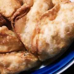 รูปของ じゃがいもと明太子の餃子の皮包み