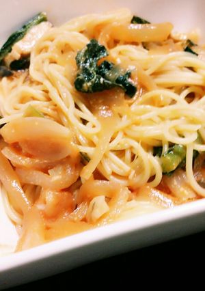 トマトジュースで簡単トマトクリームパスタ-レシピのメイン写真
