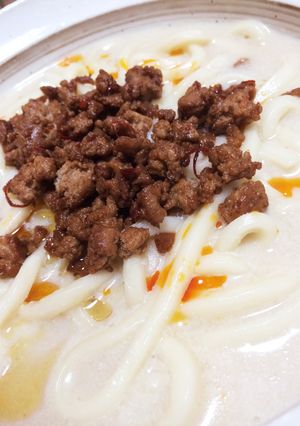 お子さまもOK！豆乳坦々うどん-レシピのメイン写真