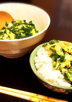 御飯の友 〜ジュワッとニラ玉〜-レシピのメイン写真