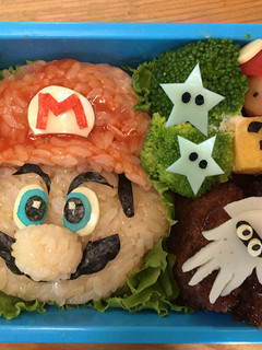 マリオのキャラ弁-レシピのメイン写真