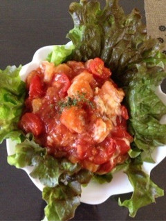 簡単!電子レンジでイタリアン海老チリ-レシピのメイン写真