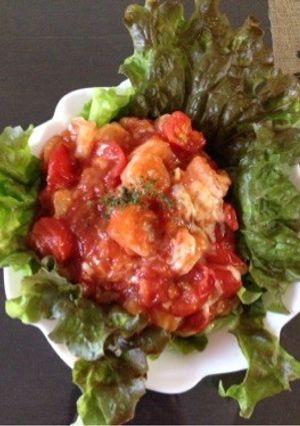 簡単！電子レンジでイタリアン海老チリ-レシピのメイン写真