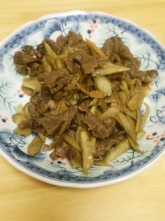 牛肉とごぼうのしぐれ煮-レシピのメイン写真