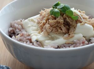 雑穀米と豆腐ツナで簡単私のダイエット丼♪-レシピのメイン写真