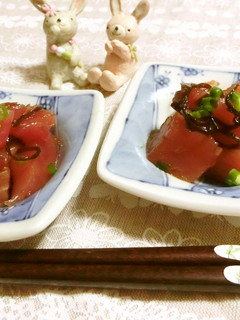 ☆まぐろの塩昆布づけ☆-レシピのメイン写真