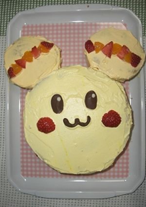 とっても簡単♪うーたんケーキ☆-レシピのメイン写真