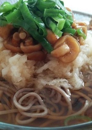 超手抜き！なめこおろしそば-レシピのメイン写真