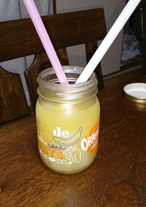 オランジーナでタピオカジュース風♪-レシピのメイン写真