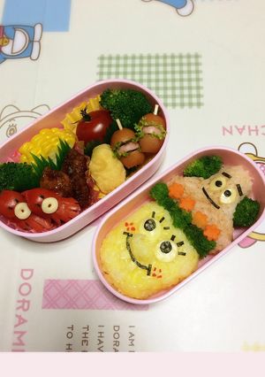 キャラ弁 ☆スポンジボブ☆-レシピのメイン写真