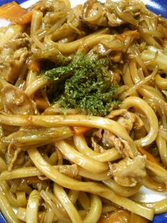 ランチに簡単♪焼きうどん!ソース焼そば風-レシピのメイン写真