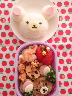 キャラ弁☆リラックマ♪簡単♪キイロイ鳥-レシピのメイン写真