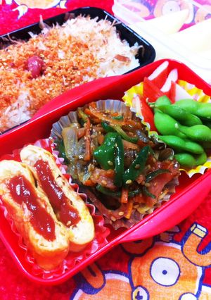 カロリー控えめ・男子高校生弁当〜４-レシピのメイン写真