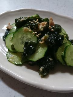 給食の味♪わかめときゅうりのツナ和え-レシピのメイン写真