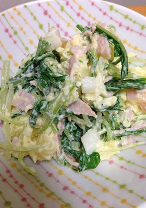 水菜のポテトサラダ-レシピのメイン写真