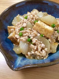 トロうま♡大根と厚揚げ、ひき肉のそぼろ煮-レシピのメイン写真