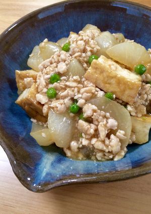 トロうま♡大根と厚揚げ、ひき肉のそぼろ煮-レシピのメイン写真