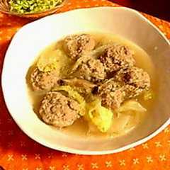 簡単肉団子で作る春雨スープ-レシピのメイン写真